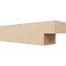 Ekena Millwork 4in. W x 4in. H x 16in. L Chapel Hill Woodgrain TimberThane Rafter Tail, Primed Tan RFTUR04X04X16CHPRCPR - alternate 1